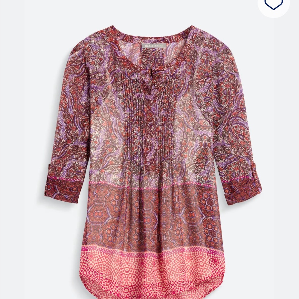 Daniel Rainn Multicolor Paisley Blouse
